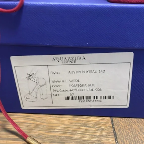 Aquazzura Austin plateau sandals 140 mm - Picture 8 of 11